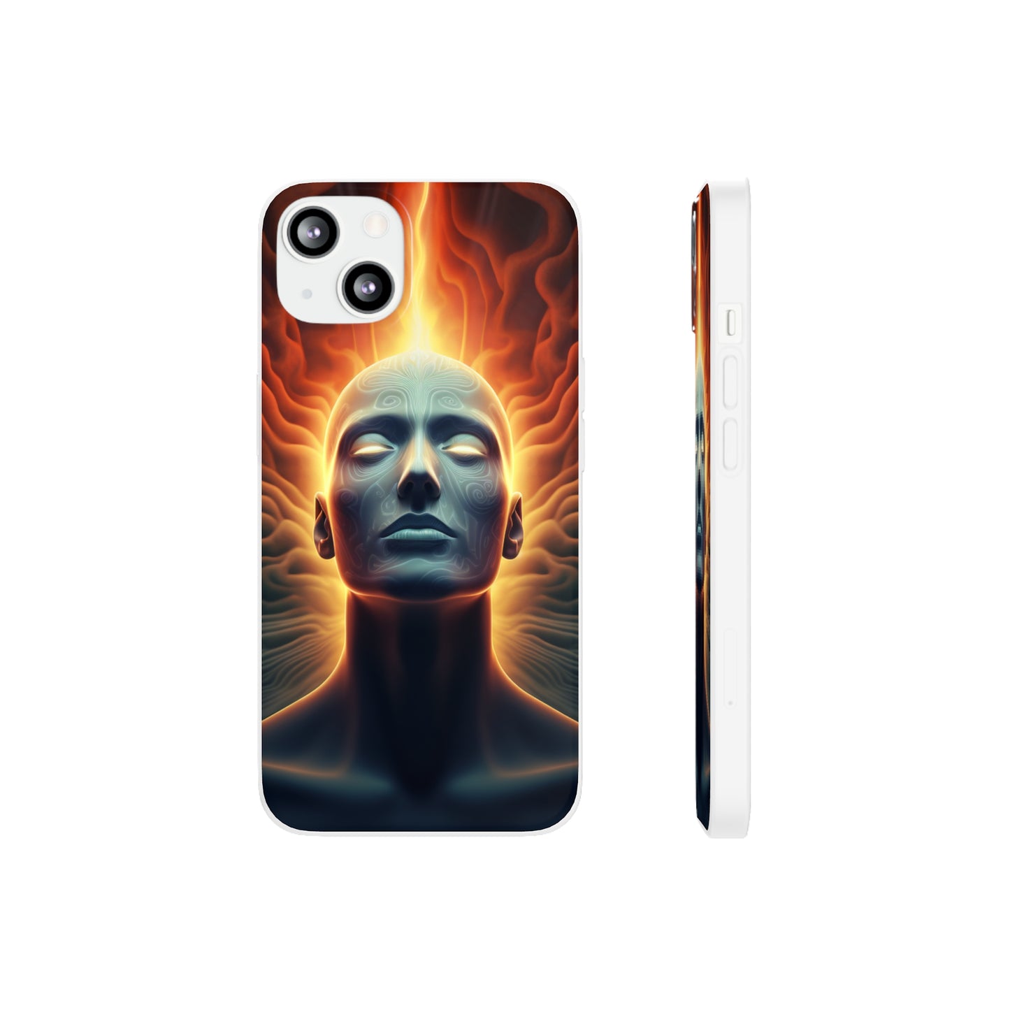 iPhone Flexi Case - Enlightenment Orange