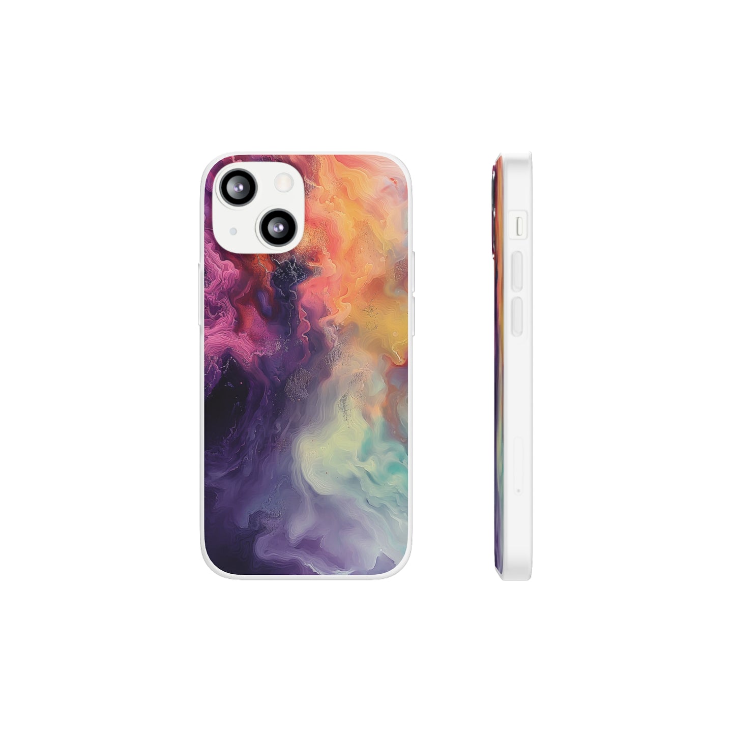 iPhone Flexi Case - Abstract Oil Painting 1