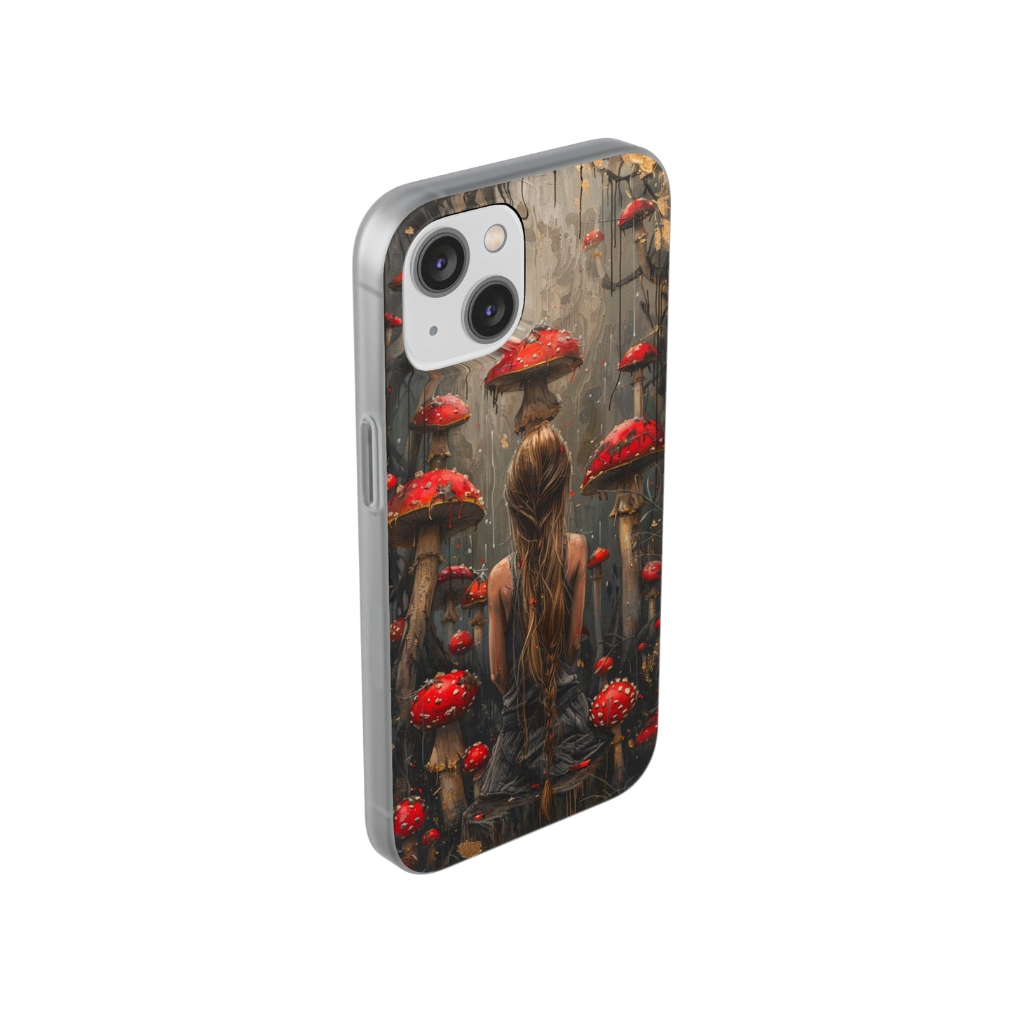 iPhone Flexi Case - Red Mushroom Girl
