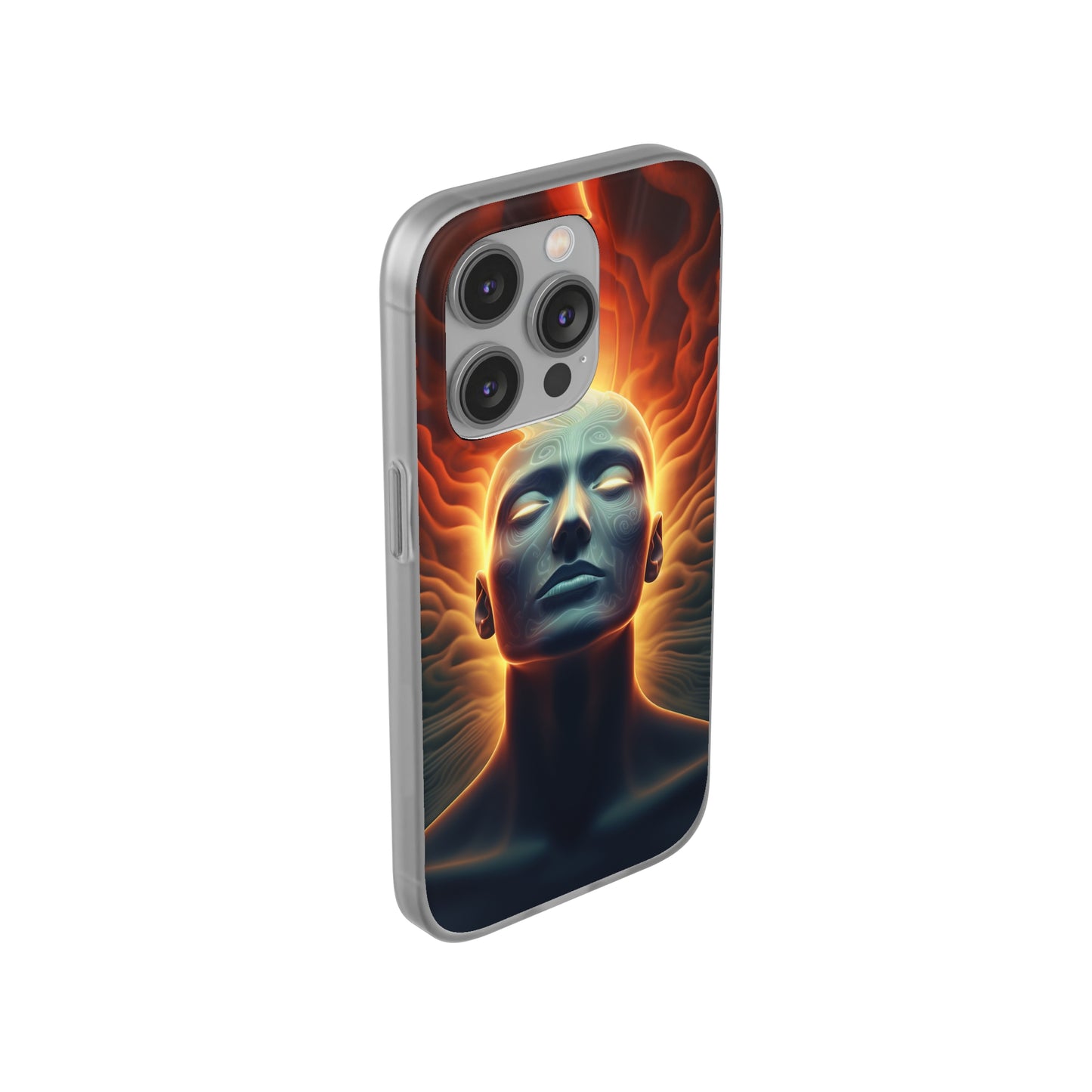 iPhone Flexi Case - Enlightenment Orange