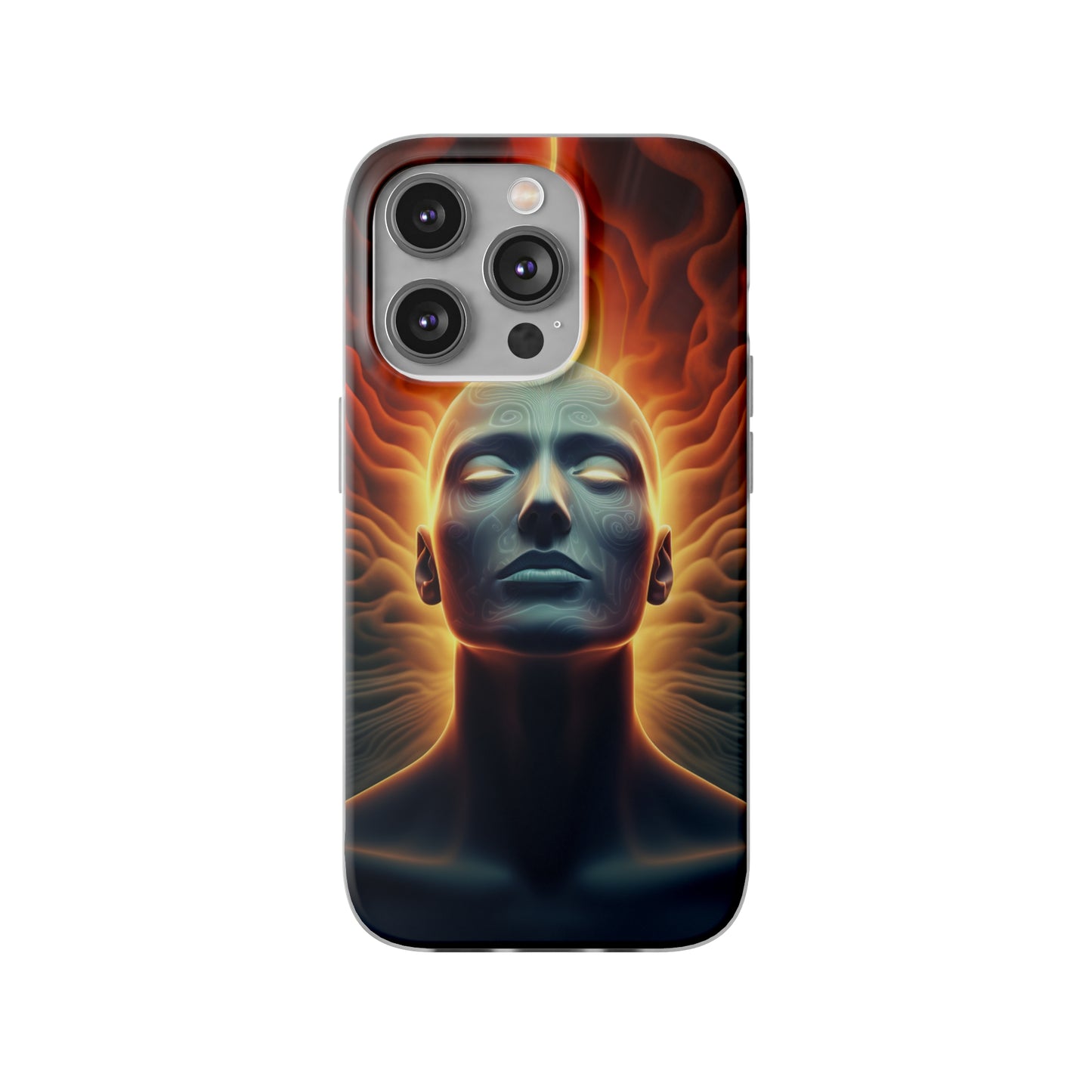 iPhone Flexi Case - Enlightenment Orange