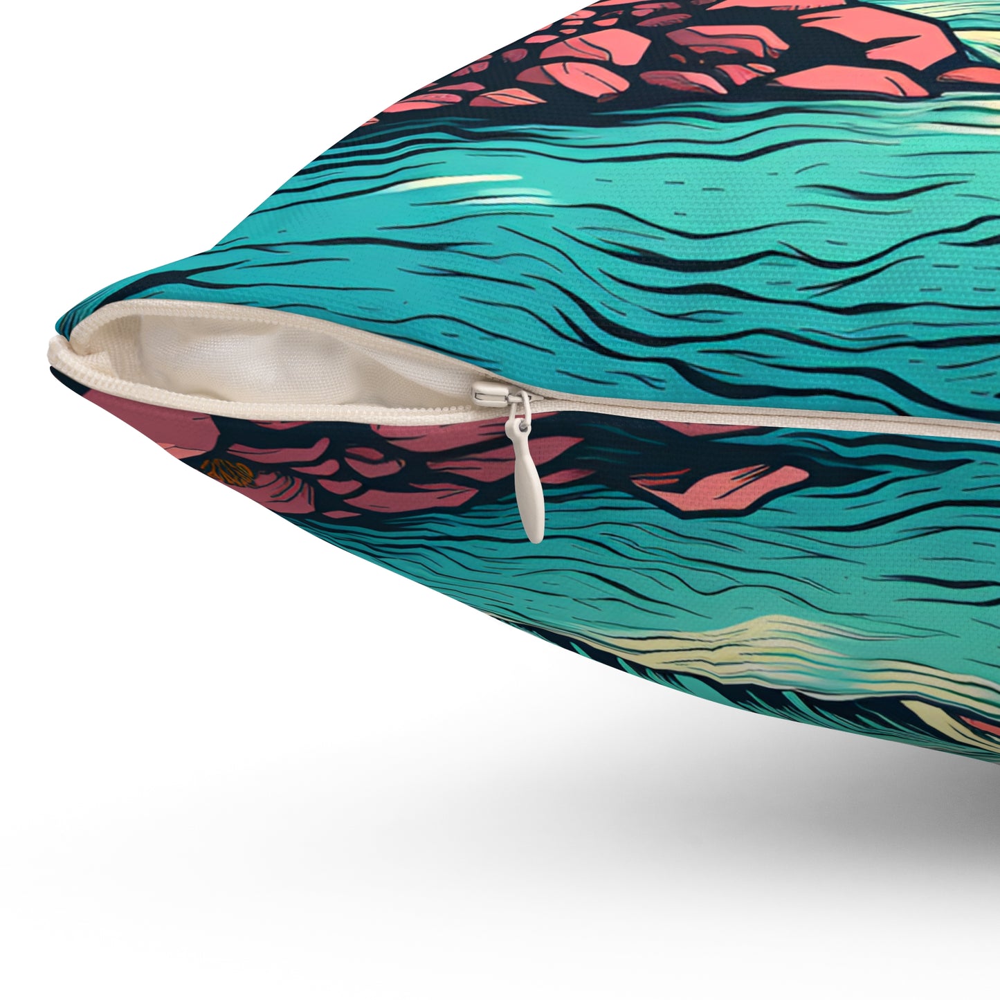 Spun Polyester Square Pillow