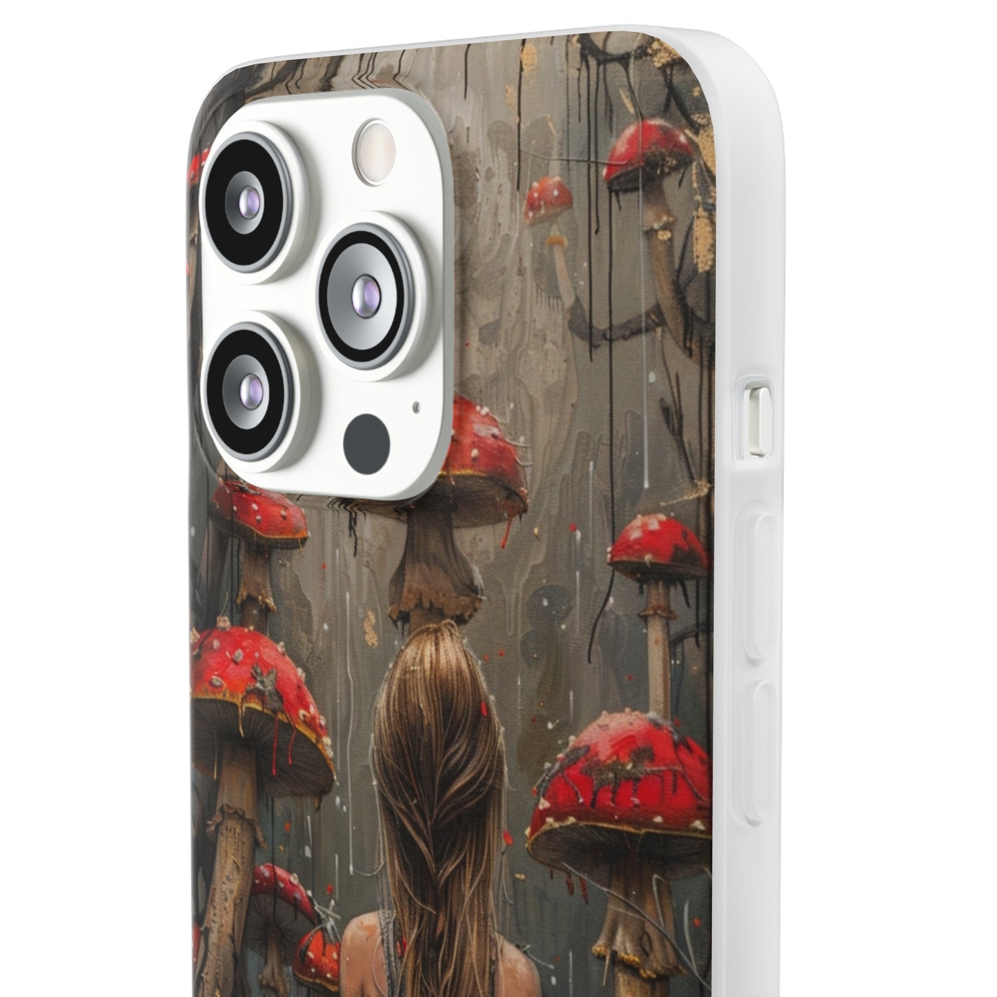 iPhone Flexi Case - Red Mushroom Girl