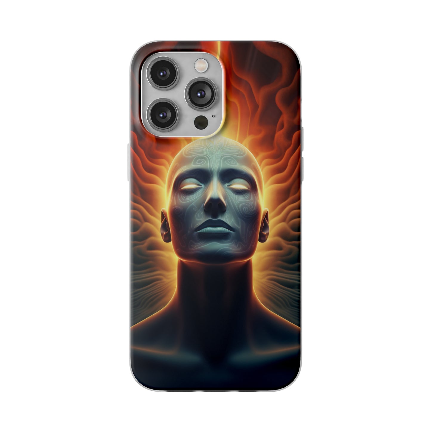 iPhone Flexi Case - Enlightenment Orange
