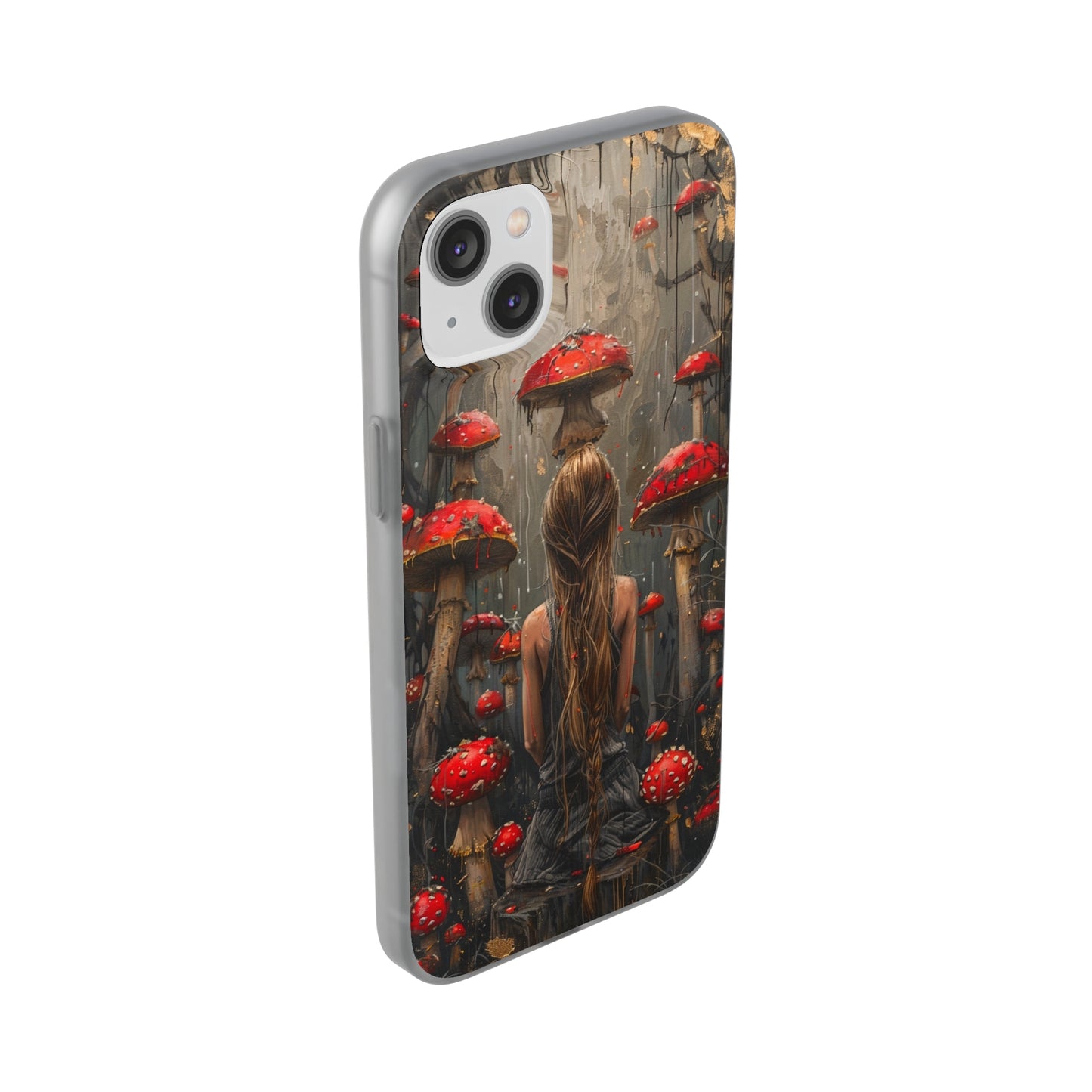 iPhone Flexi Case - Red Mushroom Girl