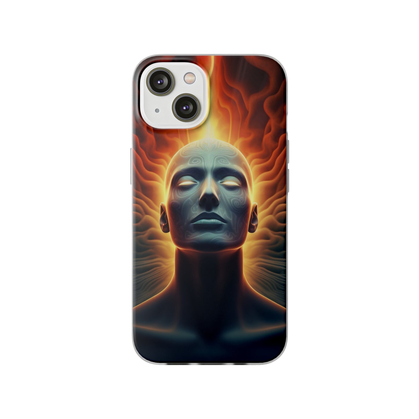 iPhone Flexi Case - Enlightenment Orange