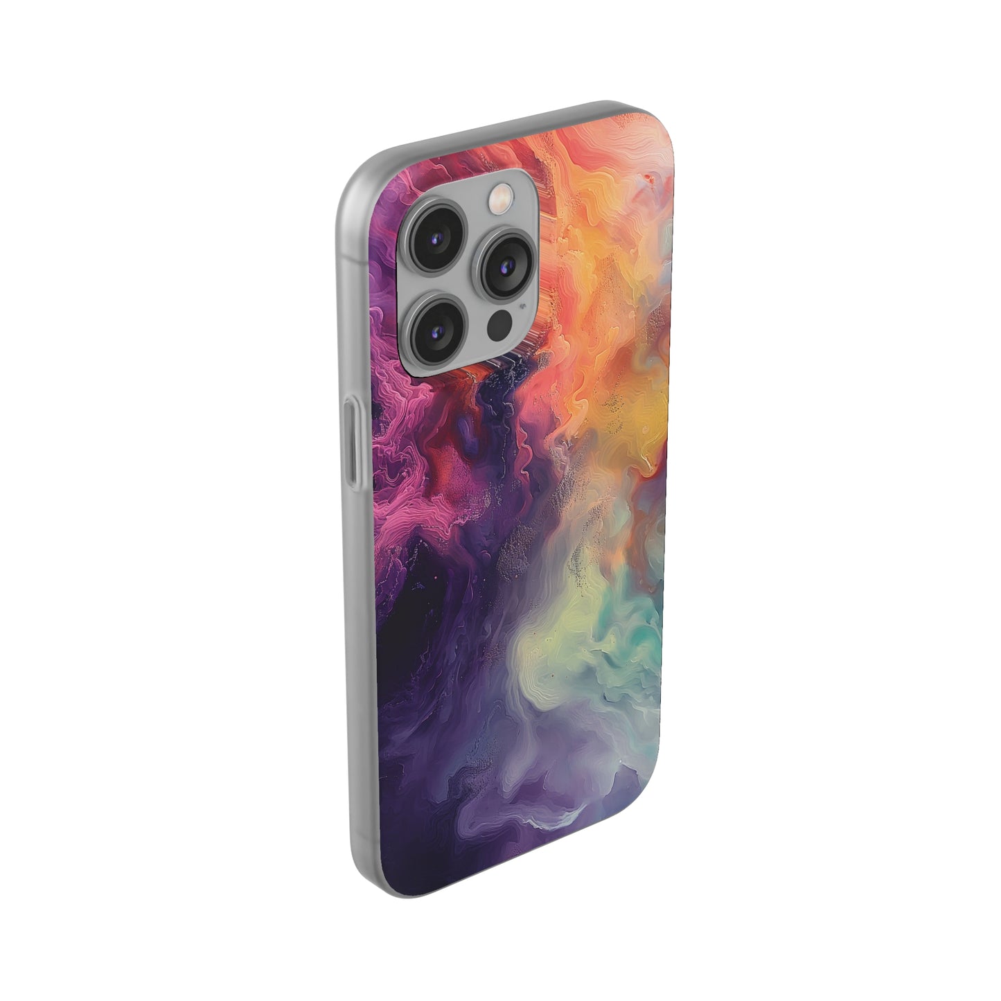 iPhone Flexi Case - Abstract Oil Painting 1