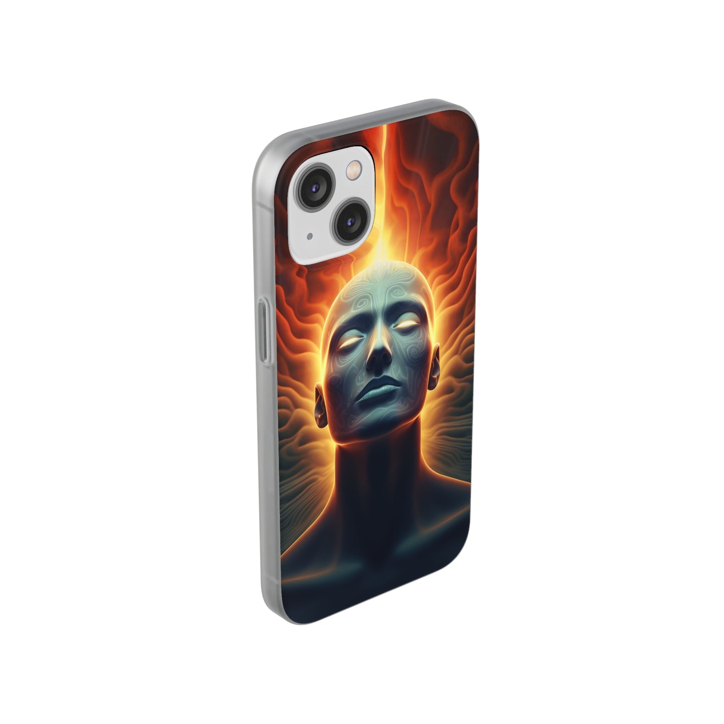 iPhone Flexi Case - Enlightenment Orange