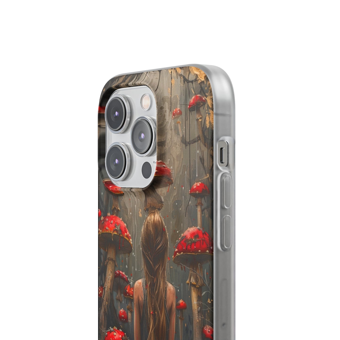 iPhone Flexi Case - Red Mushroom Girl