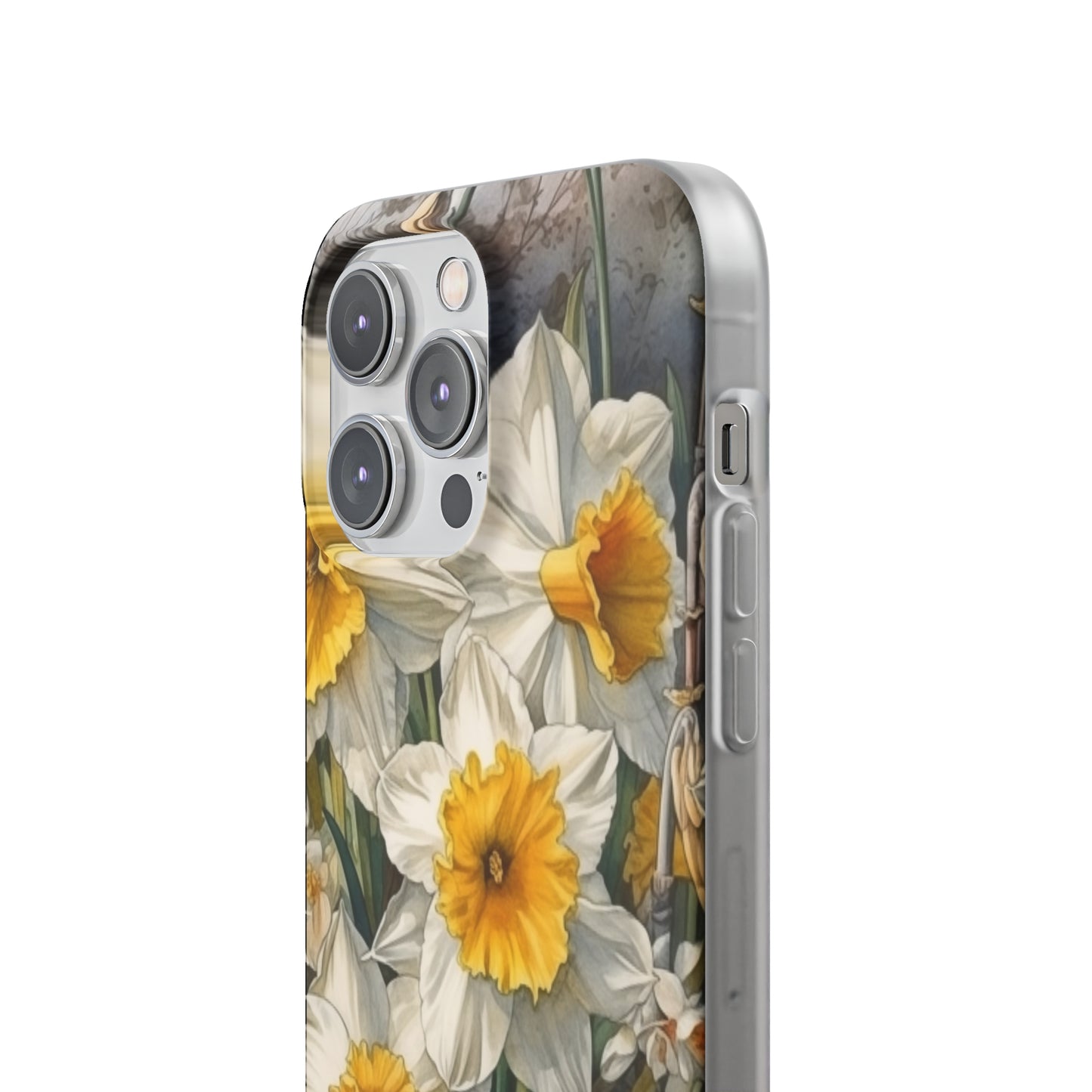iPhone Flexi Case - Daffodil Spring Watercolor