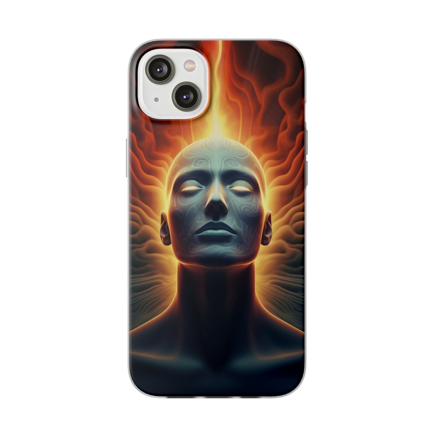 iPhone Flexi Case - Enlightenment Orange