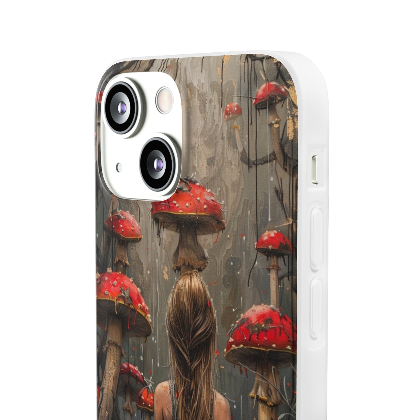 iPhone Flexi Case - Red Mushroom Girl