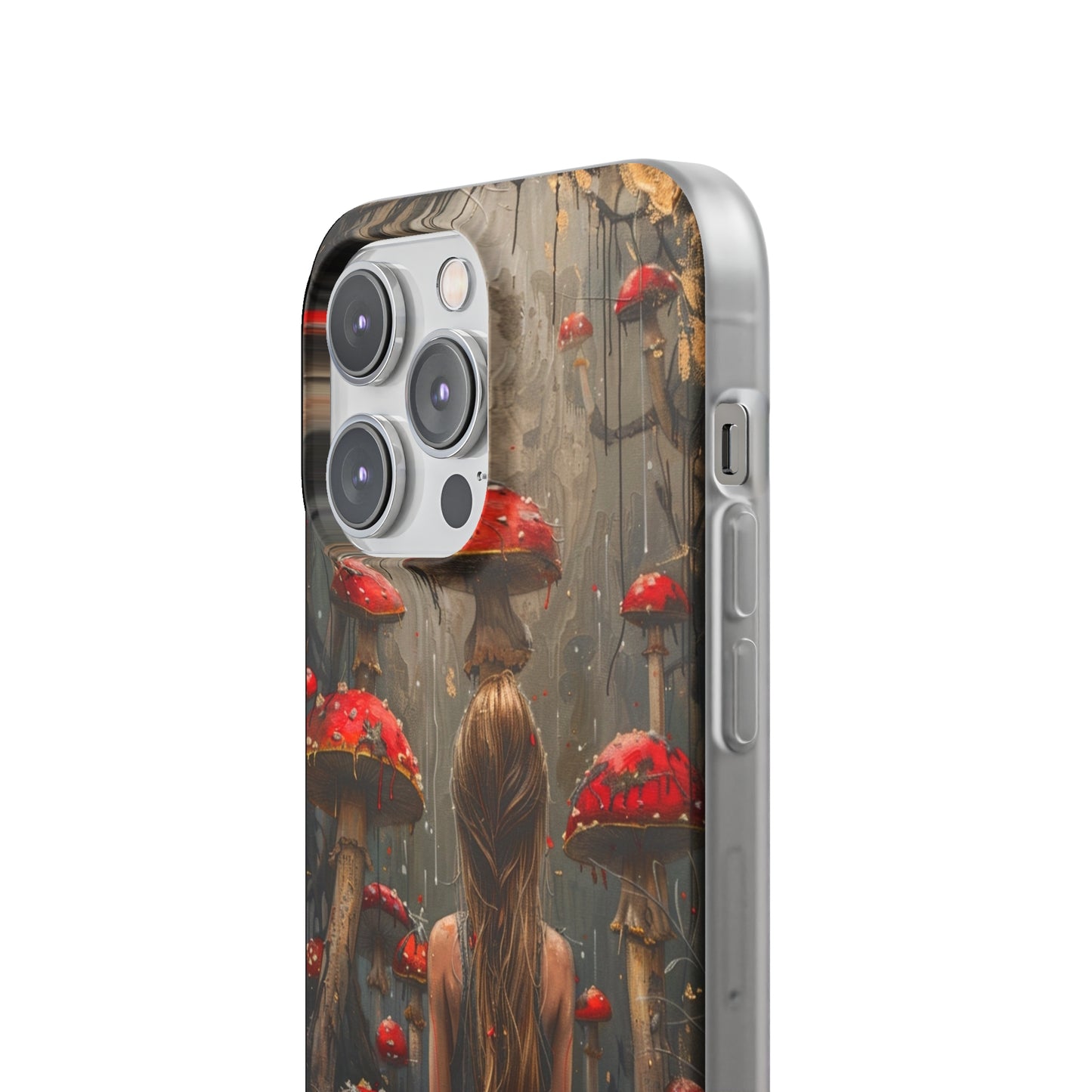 iPhone Flexi Case - Red Mushroom Girl