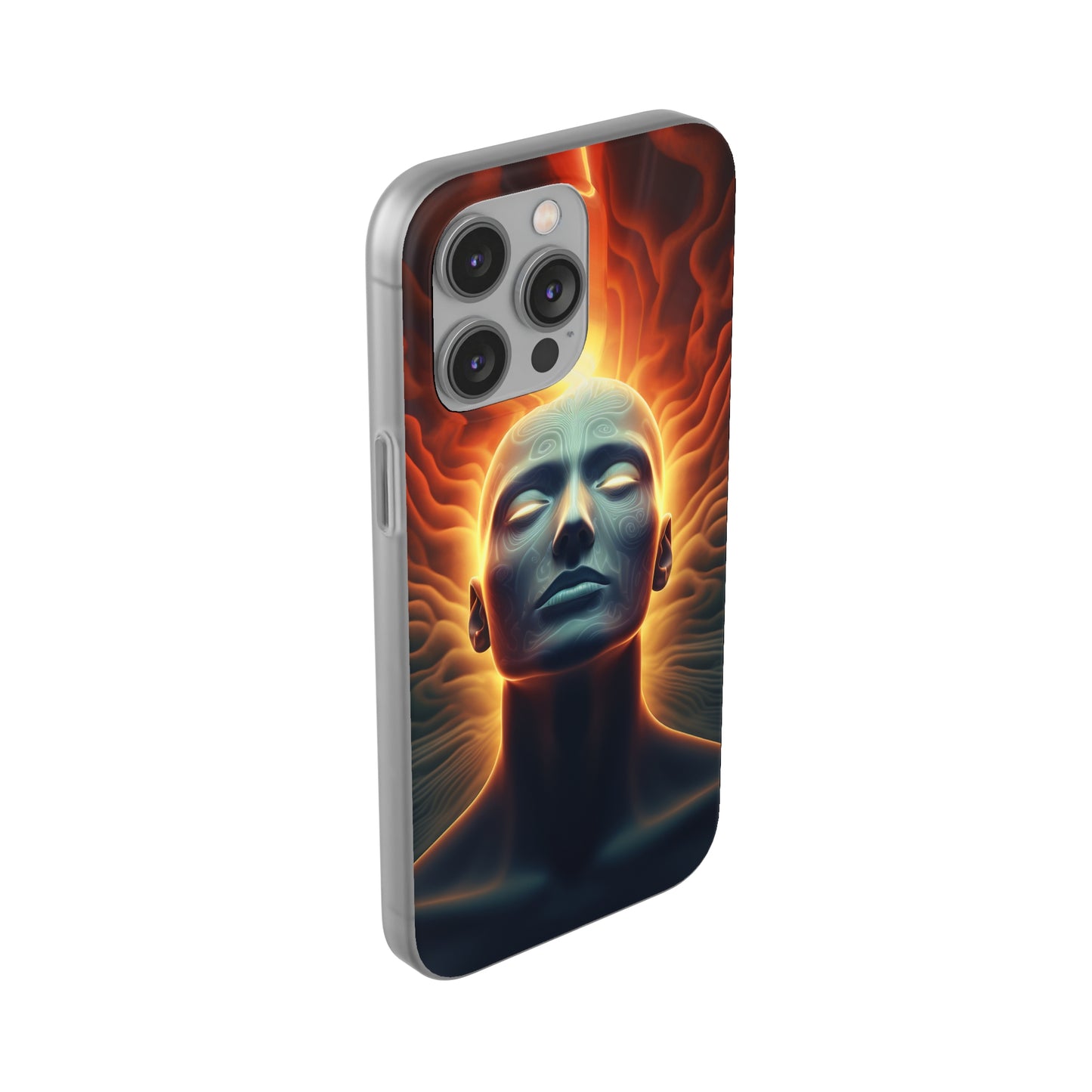 iPhone Flexi Case - Enlightenment Orange