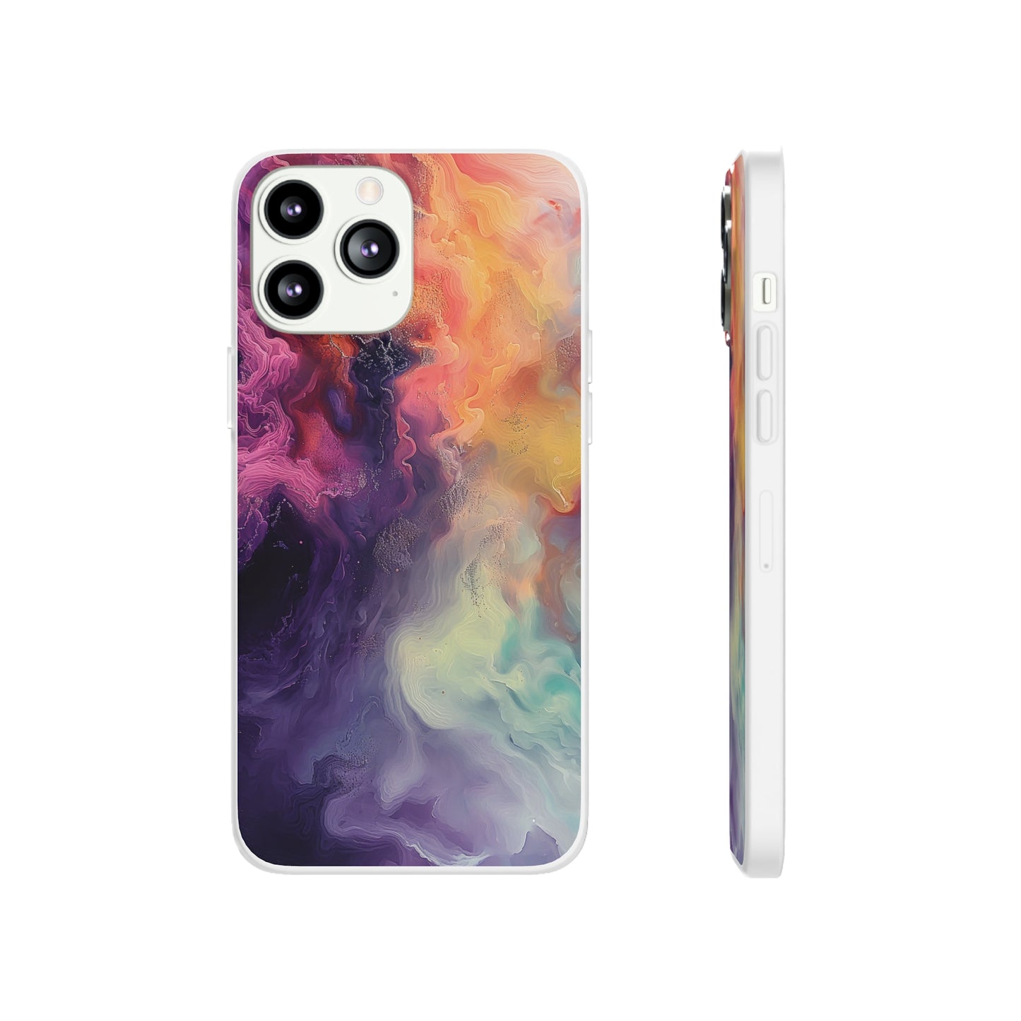 iPhone Flexi Case - Abstract Oil Painting 1