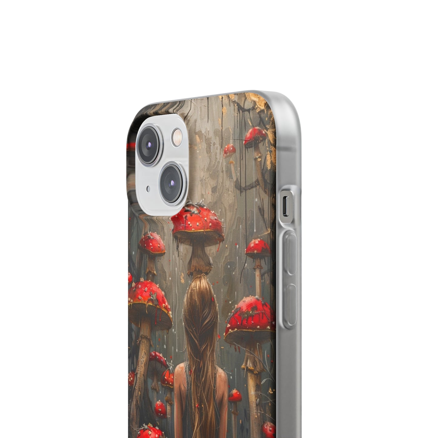 iPhone Flexi Case - Red Mushroom Girl