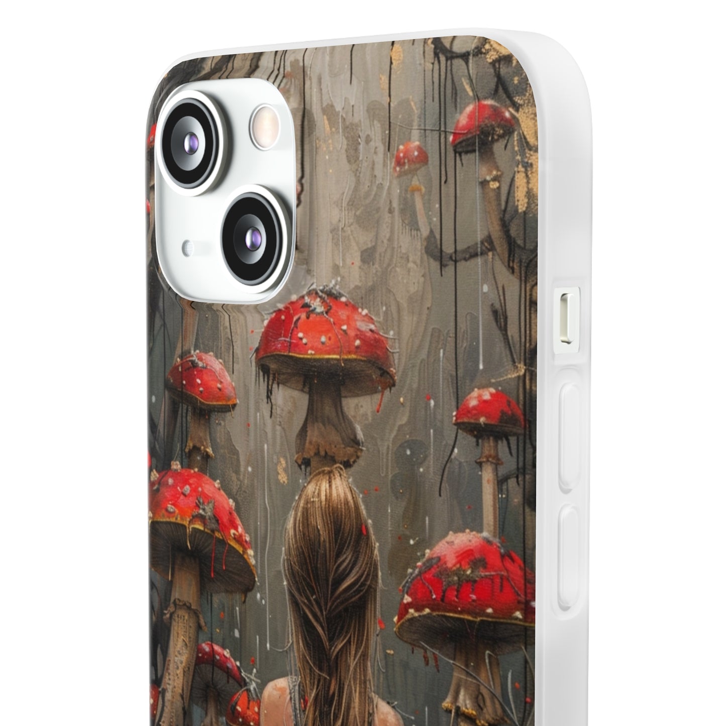 iPhone Flexi Case - Red Mushroom Girl