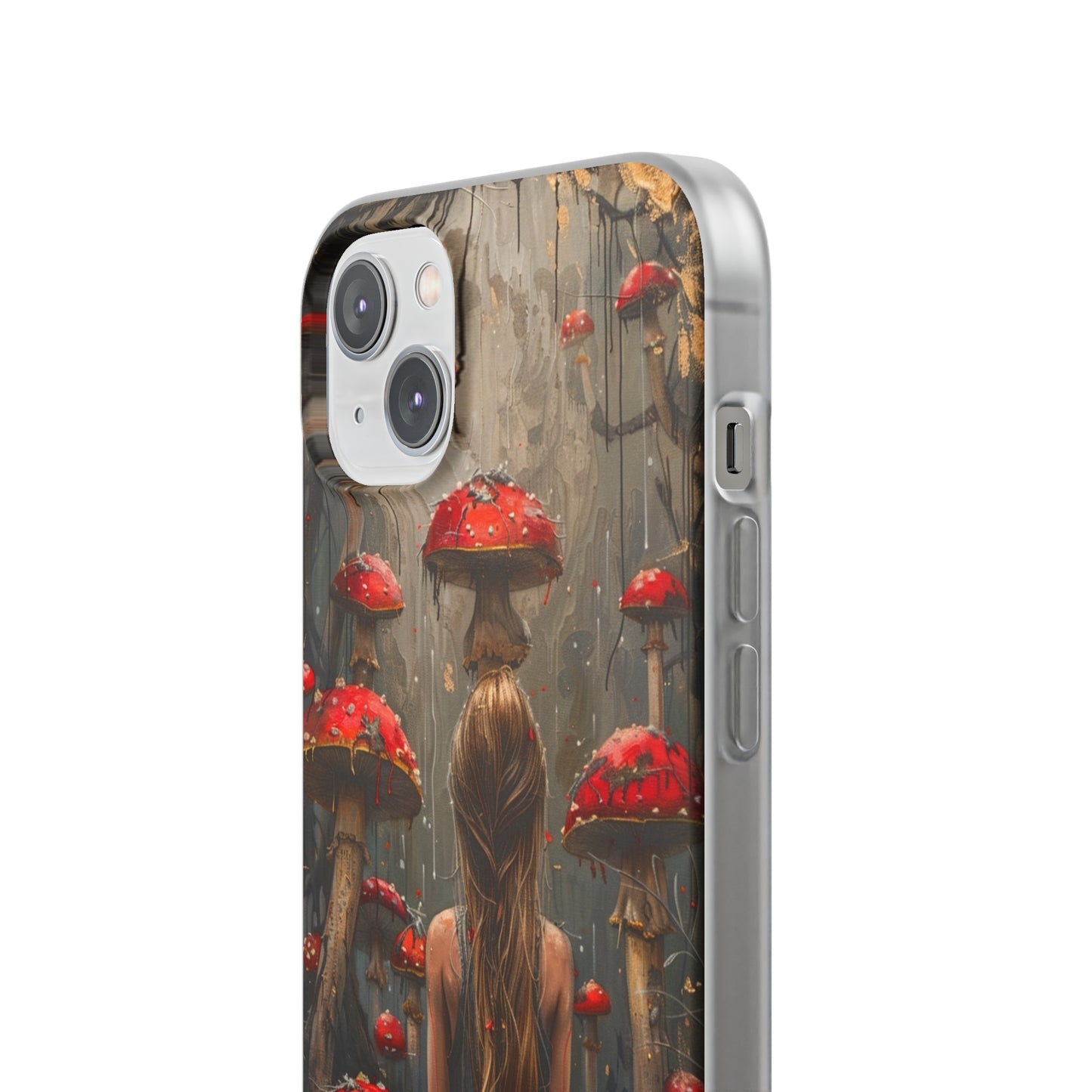 iPhone Flexi Case - Red Mushroom Girl