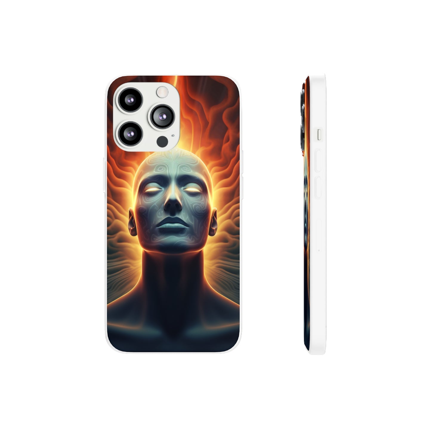 iPhone Flexi Case - Enlightenment Orange