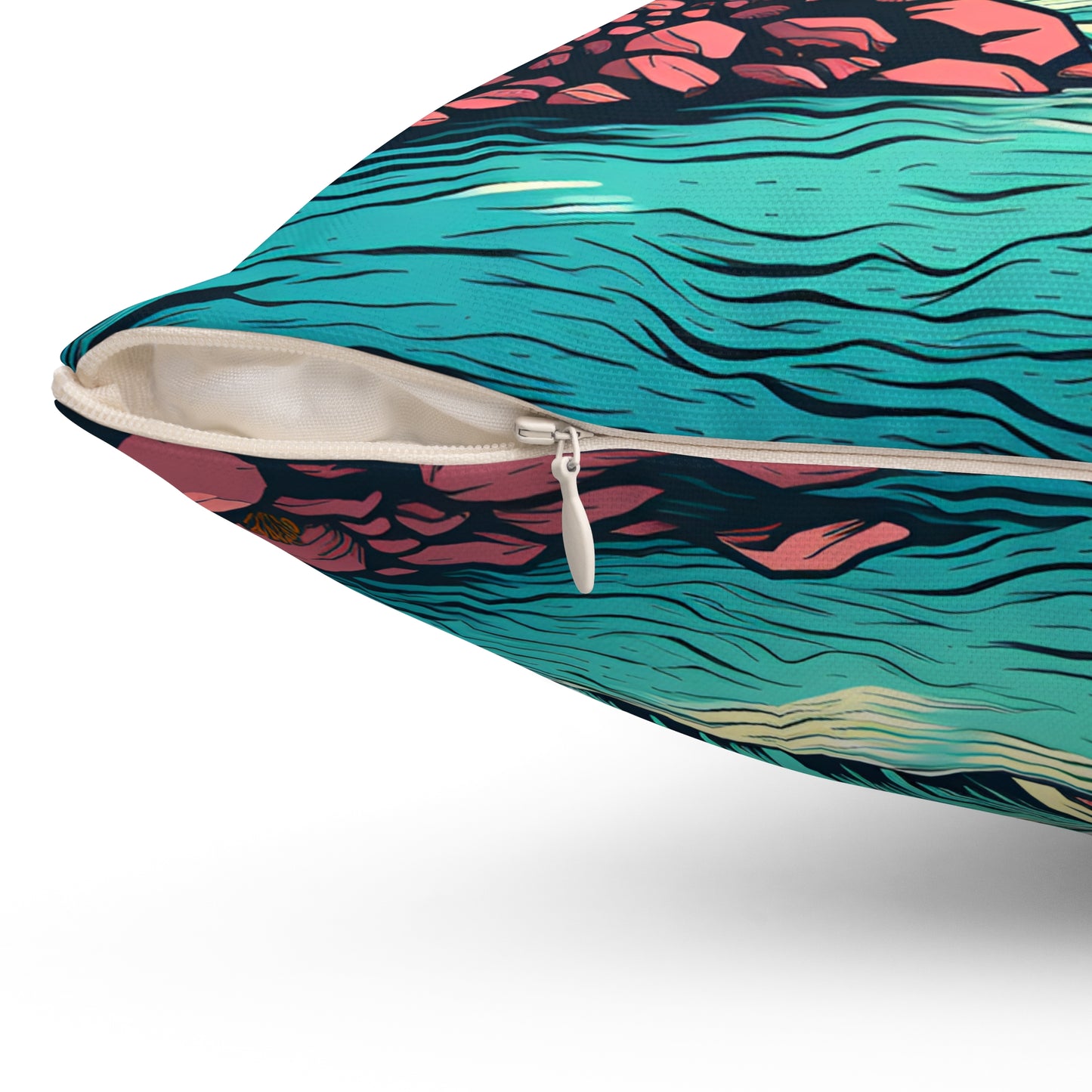 Spun Polyester Square Pillow