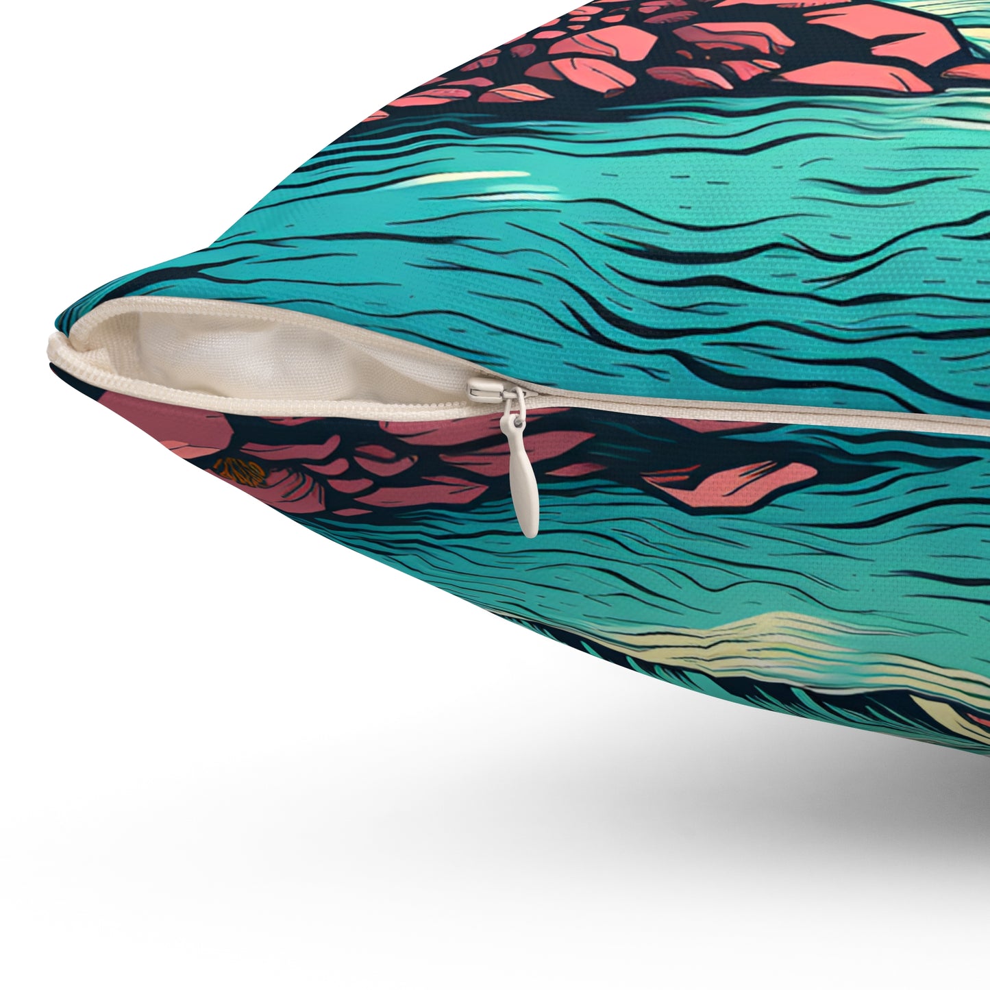 Spun Polyester Square Pillow