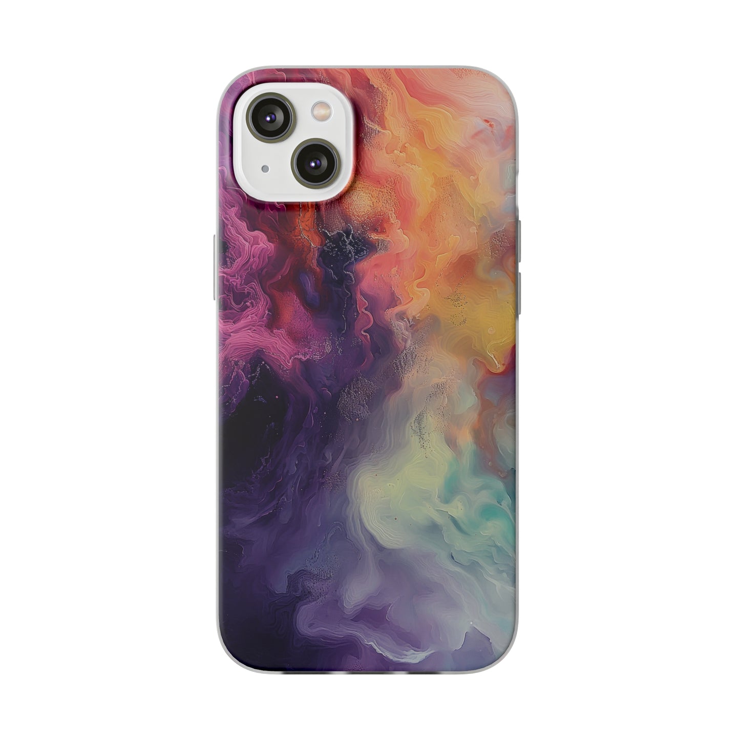 iPhone Flexi Case - Abstract Oil Painting 1