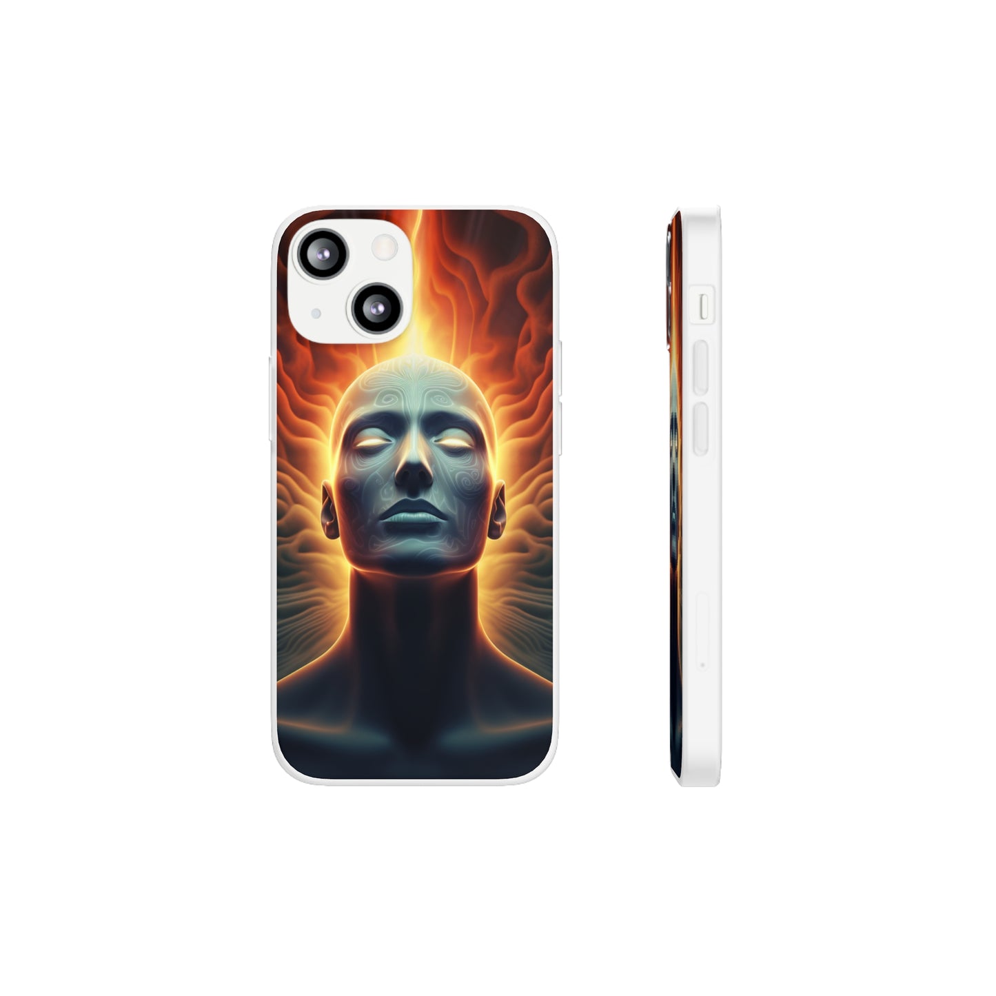 iPhone Flexi Case - Enlightenment Orange