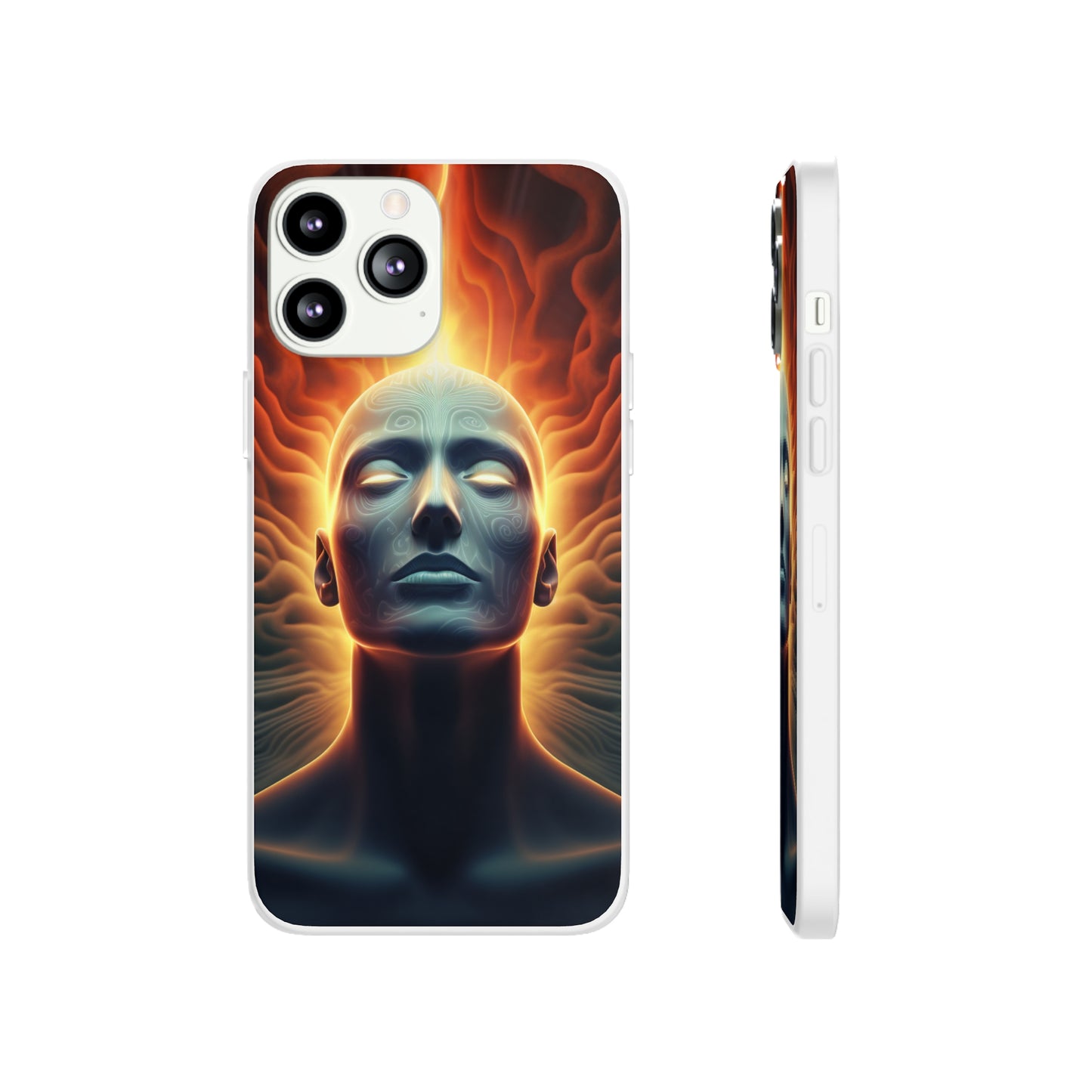 iPhone Flexi Case - Enlightenment Orange