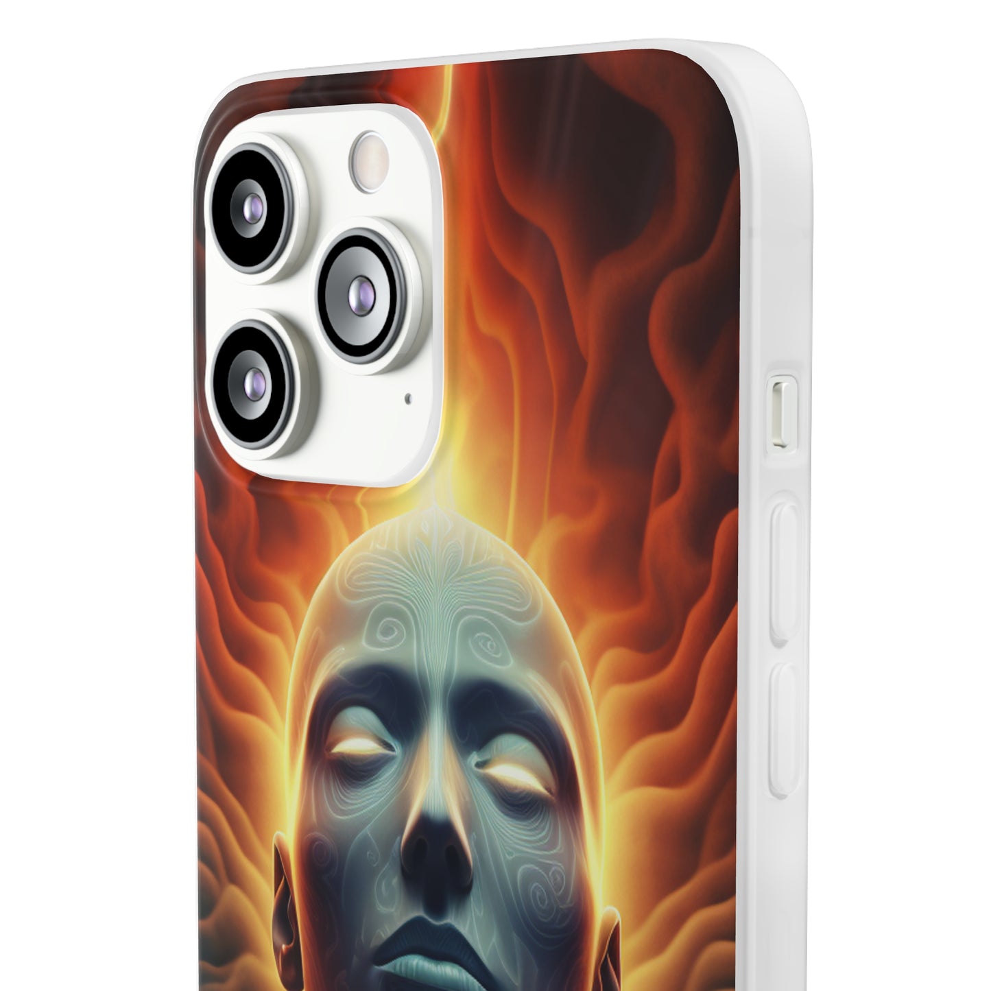 iPhone Flexi Case - Enlightenment Orange