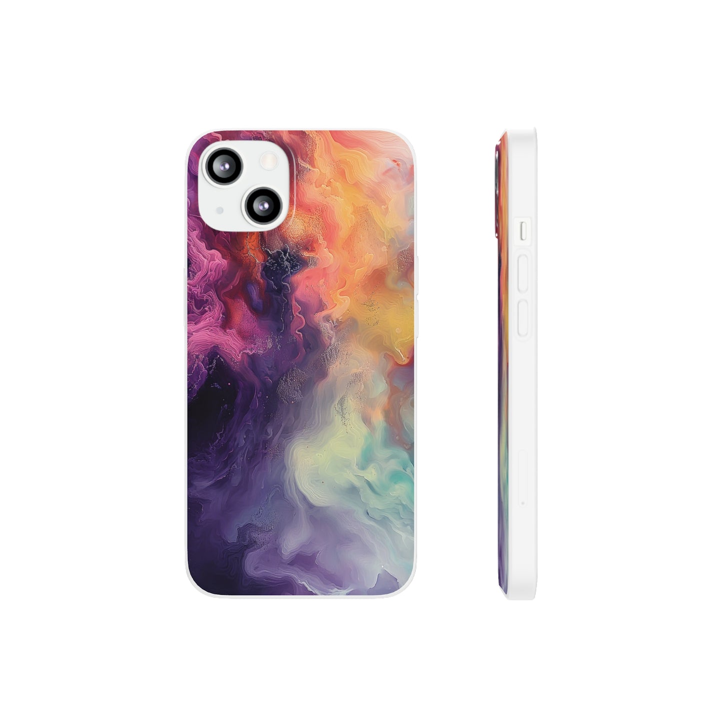 iPhone Flexi Case - Abstract Oil Painting 1