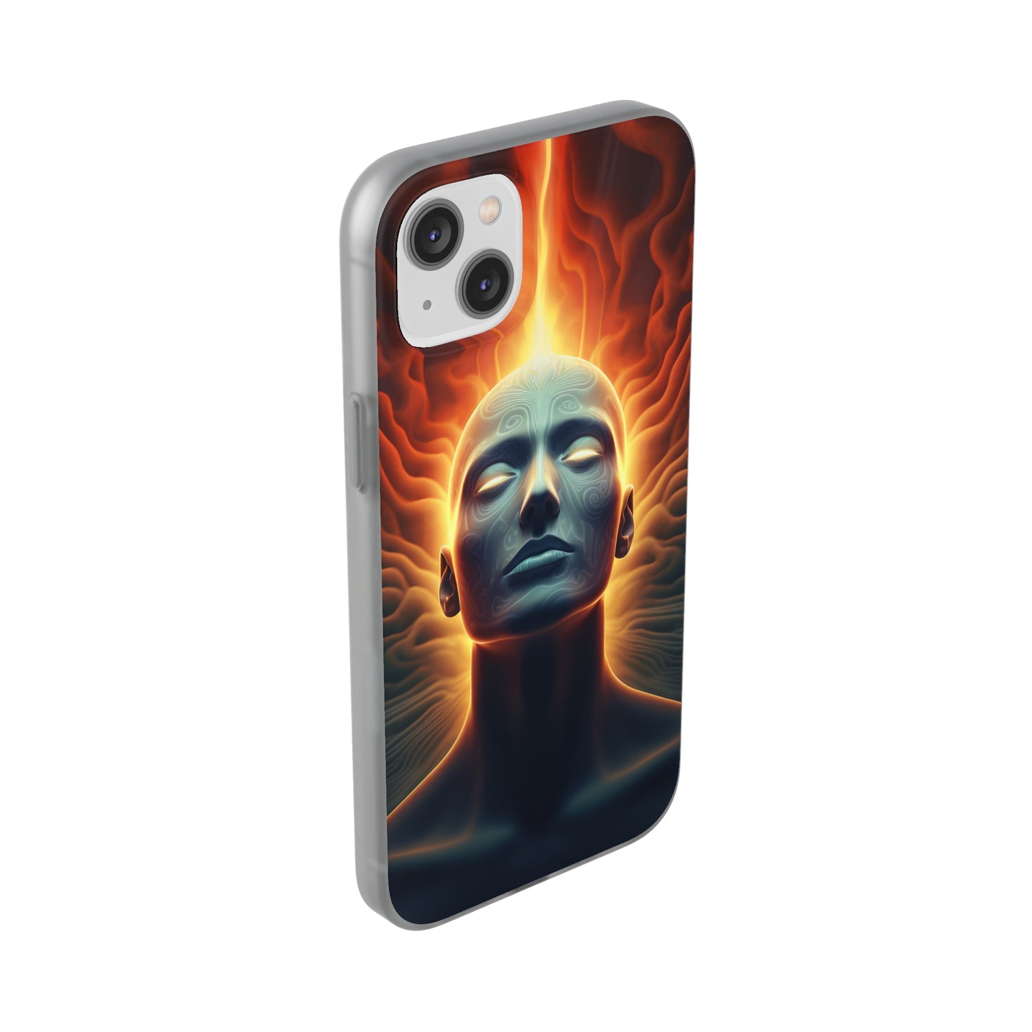iPhone Flexi Case - Enlightenment Orange