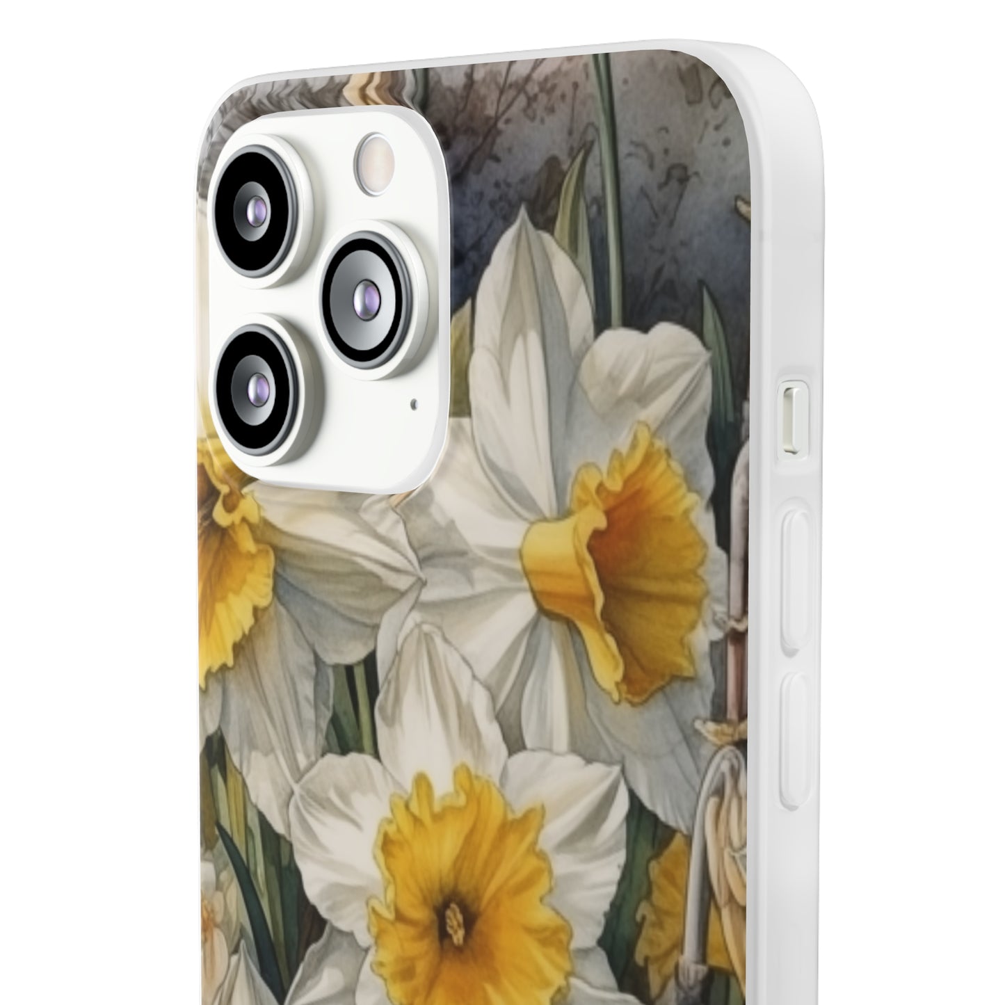 iPhone Flexi Case - Daffodil Spring Watercolor