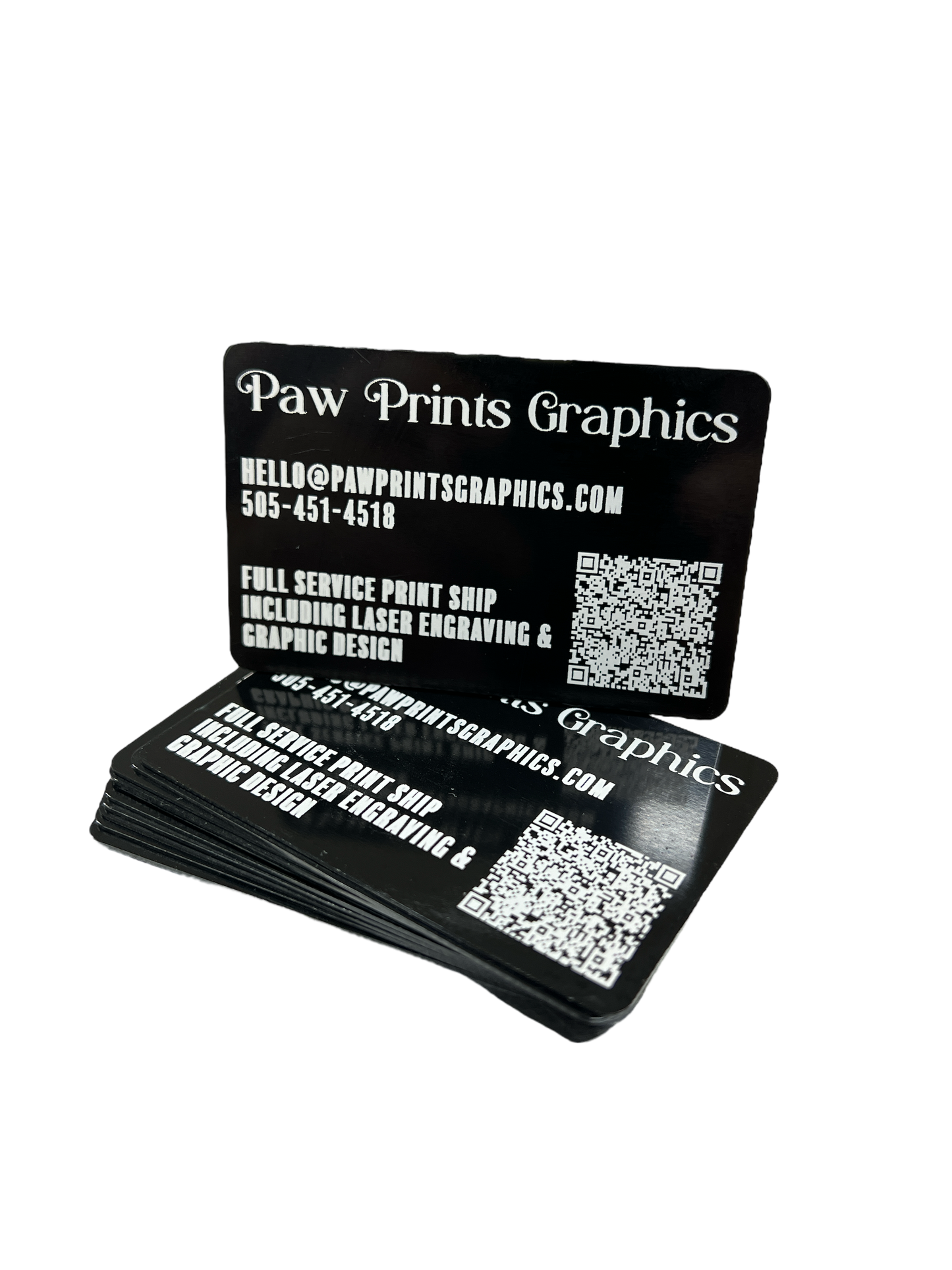Black Heavy Metal Business Card