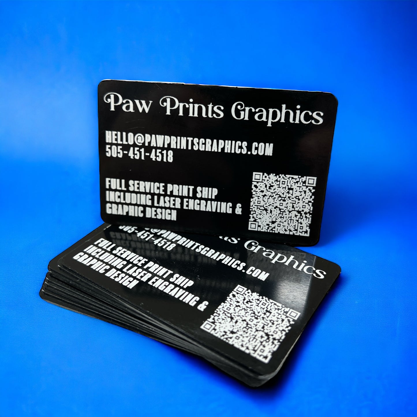 Black Heavy Metal Business Card