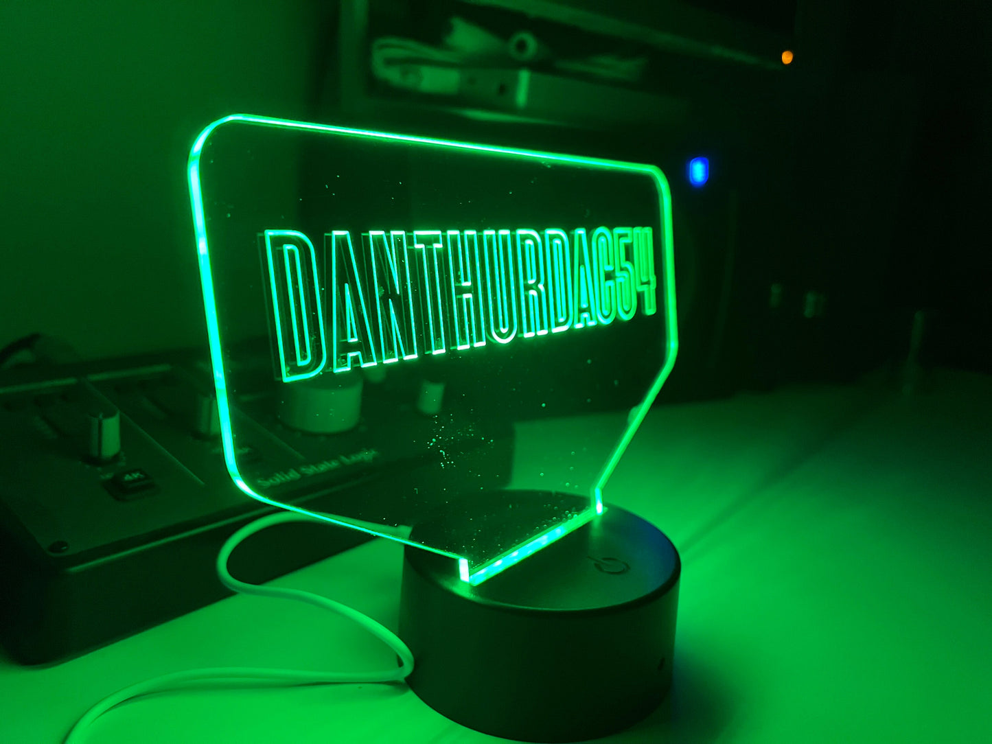 Personalized Gamertag Light Sign, Custom Gamer Tag Sign, Personalized Streamer Light Sign, Custom Gaming Sign, Gamer LED Sign Gift